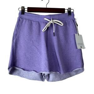 Mohnton Purple French Terry Sweat Shorts NWT Size Small